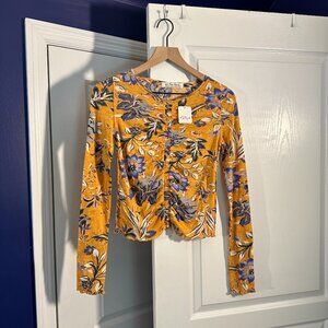 NWT - Free People Top - Size Small - Long Sleeve - Lightweight